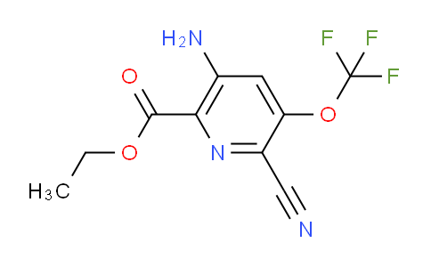 AM100702 | 1804569-96-7 | Ethyl 5-amino-2-cyano-3-(trifluoromethoxy)pyridine-6-carboxylate