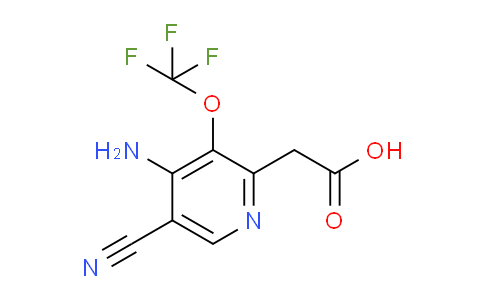 AM100709 | 1803640-65-4 | 4-Amino-5-cyano-3-(trifluoromethoxy)pyridine-2-acetic acid