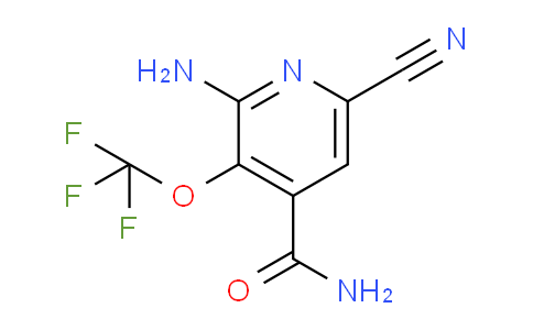 2-Amino-6-cyano-3-(trifluoromethoxy)pyridine-4-carboxamide