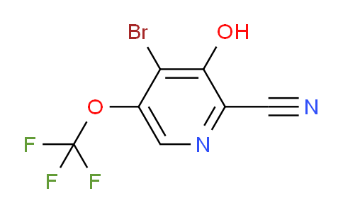 4-Bromo-2-cyano-3-hydroxy-5-(trifluoromethoxy)pyridine