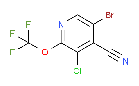 5-Bromo-3-chloro-4-cyano-2-(trifluoromethoxy)pyridine