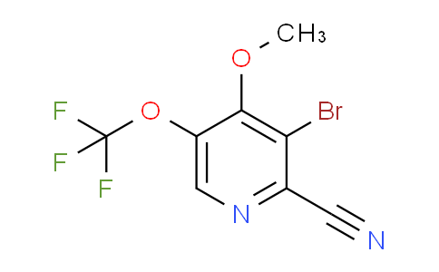 3-Bromo-2-cyano-4-methoxy-5-(trifluoromethoxy)pyridine