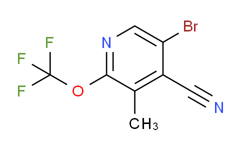 5-Bromo-4-cyano-3-methyl-2-(trifluoromethoxy)pyridine