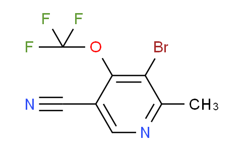 3-Bromo-5-cyano-2-methyl-4-(trifluoromethoxy)pyridine
