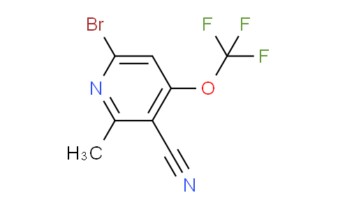 6-Bromo-3-cyano-2-methyl-4-(trifluoromethoxy)pyridine