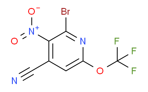 2-Bromo-4-cyano-3-nitro-6-(trifluoromethoxy)pyridine