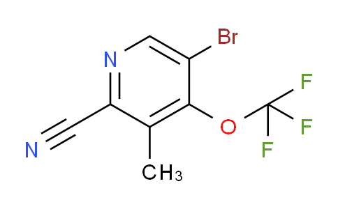 5-Bromo-2-cyano-3-methyl-4-(trifluoromethoxy)pyridine