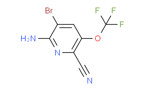 2-Amino-3-bromo-6-cyano-5-(trifluoromethoxy)pyridine