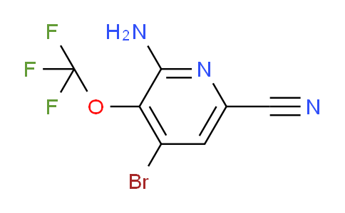 2-Amino-4-bromo-6-cyano-3-(trifluoromethoxy)pyridine
