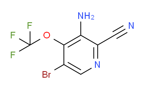 3-Amino-5-bromo-2-cyano-4-(trifluoromethoxy)pyridine