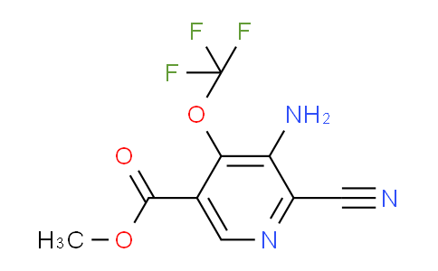 AM100851 | 1803487-10-6 | Methyl 3-amino-2-cyano-4-(trifluoromethoxy)pyridine-5-carboxylate