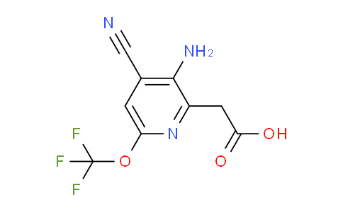 AM100857 | 1803678-11-6 | 3-Amino-4-cyano-6-(trifluoromethoxy)pyridine-2-acetic acid