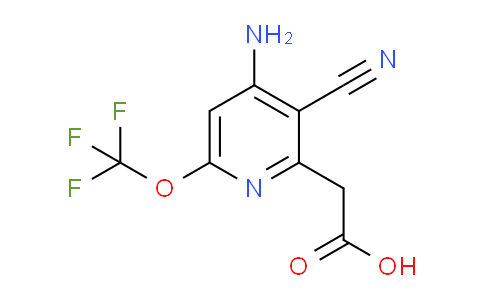 AM100858 | 1804570-65-7 | 4-Amino-3-cyano-6-(trifluoromethoxy)pyridine-2-acetic acid