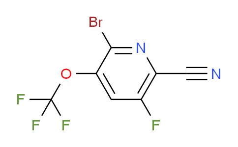 AM100862 | 1803431-60-8 | 2-Bromo-6-cyano-5-fluoro-3-(trifluoromethoxy)pyridine