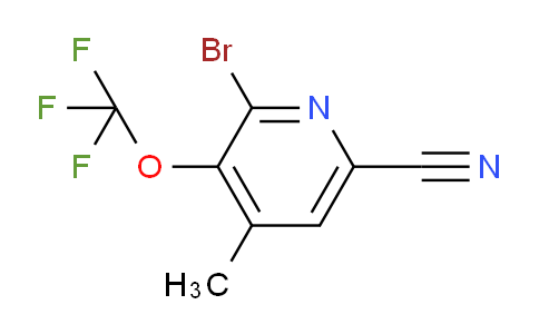 AM100866 | 1804647-98-0 | 2-Bromo-6-cyano-4-methyl-3-(trifluoromethoxy)pyridine