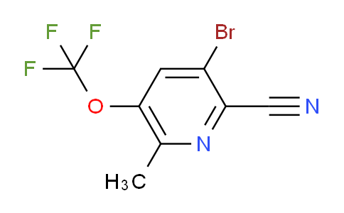 AM100867 | 1806171-84-5 | 3-Bromo-2-cyano-6-methyl-5-(trifluoromethoxy)pyridine