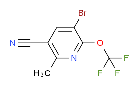 3-Bromo-5-cyano-6-methyl-2-(trifluoromethoxy)pyridine