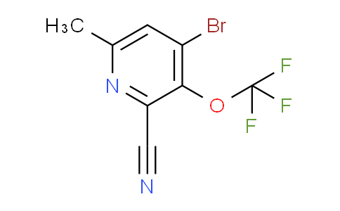 4-Bromo-2-cyano-6-methyl-3-(trifluoromethoxy)pyridine
