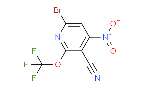 6-Bromo-3-cyano-4-nitro-2-(trifluoromethoxy)pyridine