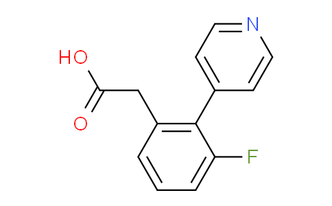 2-(3-Fluoro-2-(pyridin-4-yl)phenyl)acetic acid
