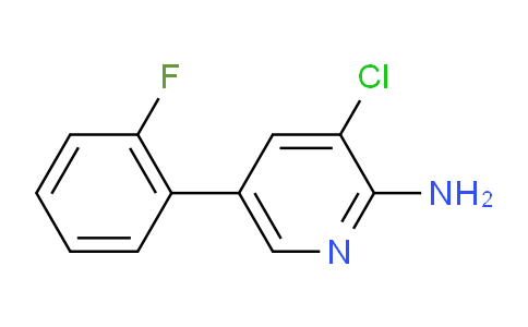 3-Chloro-5-(2-fluorophenyl)pyridin-2-amine