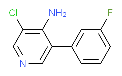 3-Chloro-5-(3-fluorophenyl)pyridin-4-amine