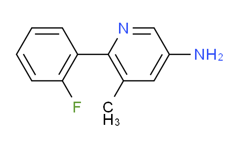 6-(2-Fluorophenyl)-5-methylpyridin-3-amine