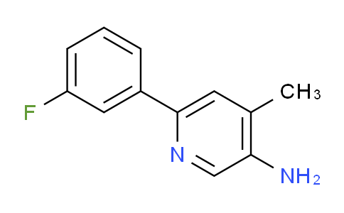 6-(3-Fluorophenyl)-4-methylpyridin-3-amine