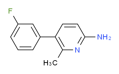 5-(3-Fluorophenyl)-6-methylpyridin-2-amine