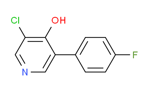 3-Chloro-5-(4-fluorophenyl)pyridin-4-ol