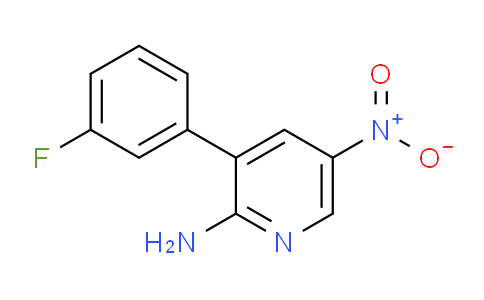 3-(3-Fluorophenyl)-5-nitropyridin-2-amine