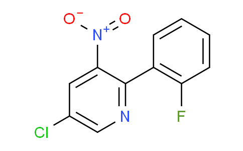5-Chloro-2-(2-fluorophenyl)-3-nitropyridine