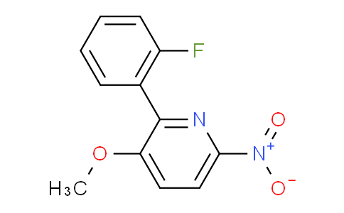AM101161 | 1214324-67-0 | 2-(2-Fluorophenyl)-3-methoxy-6-nitropyridine