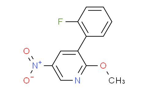AM101175 | 1214333-43-3 | 3-(2-Fluorophenyl)-2-methoxy-5-nitropyridine