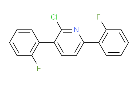 2-Chloro-3,6-bis(2-fluorophenyl)pyridine
