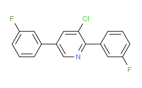 3-Chloro-2,5-bis(3-fluorophenyl)pyridine