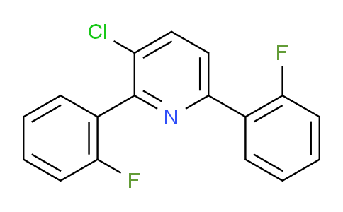3-Chloro-2,6-bis(2-fluorophenyl)pyridine