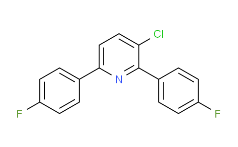 3-Chloro-2,6-bis(4-fluorophenyl)pyridine