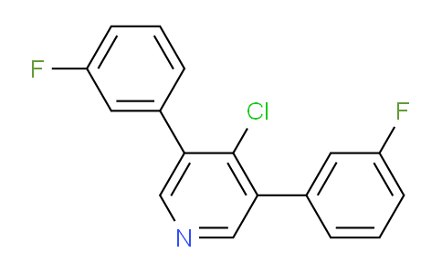 4-Chloro-3,5-bis(3-fluorophenyl)pyridine