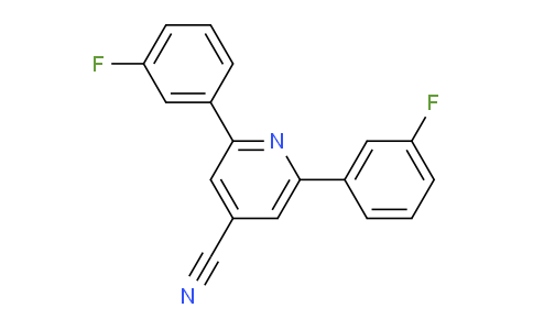 AM101255 | 1214358-39-0 | 2,6-Bis(3-fluorophenyl)isonicotinonitrile