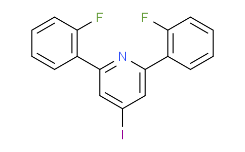 2,6-Bis(2-fluorophenyl)-4-iodopyridine