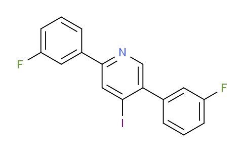 2,5-Bis(3-fluorophenyl)-4-iodopyridine