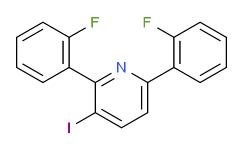 2,6-Bis(2-fluorophenyl)-3-iodopyridine