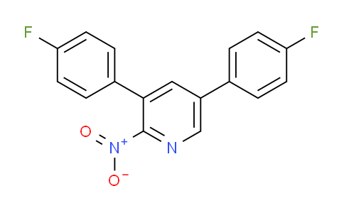 3,5-Bis(4-fluorophenyl)-2-nitropyridine