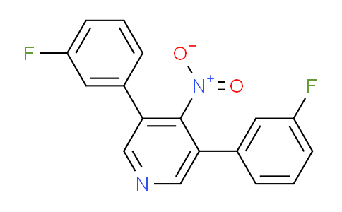 3,5-Bis(3-fluorophenyl)-4-nitropyridine