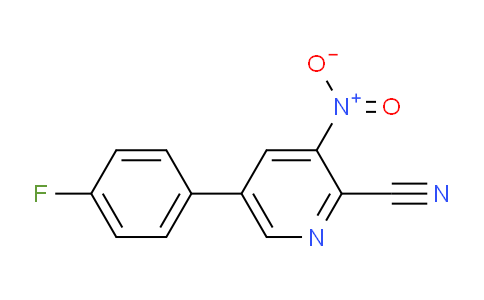 AM101406 | 1214334-85-6 | 5-(4-Fluorophenyl)-3-nitropicolinonitrile