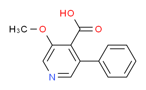 5-Methoxy-3-phenyl-4-pyridinecarboxylic acid