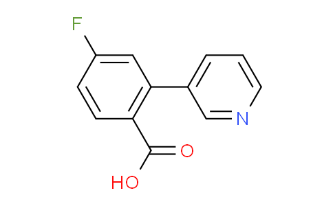 4-Fluoro-2-(pyridin-3-yl)benzoic acid