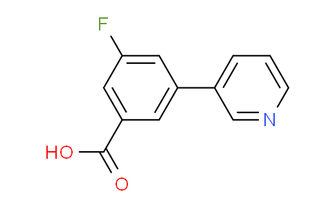 3-Fluoro-5-(pyridin-3-yl)benzoic acid