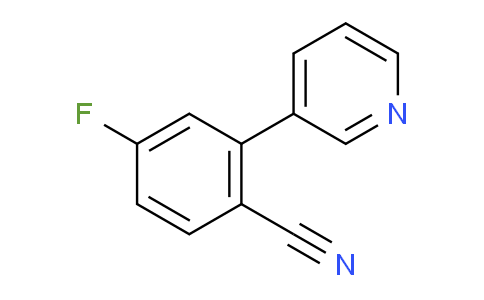 4-Fluoro-2-(pyridin-3-yl)benzonitrile